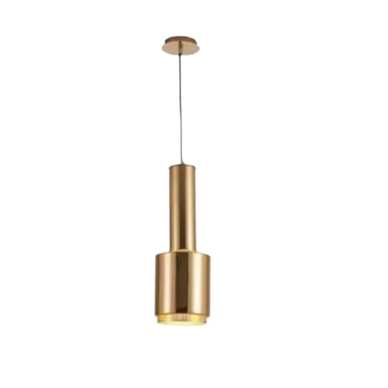 Suspension Contemporaine Tubulaire en Métal – Doré, Blanc ou Noir