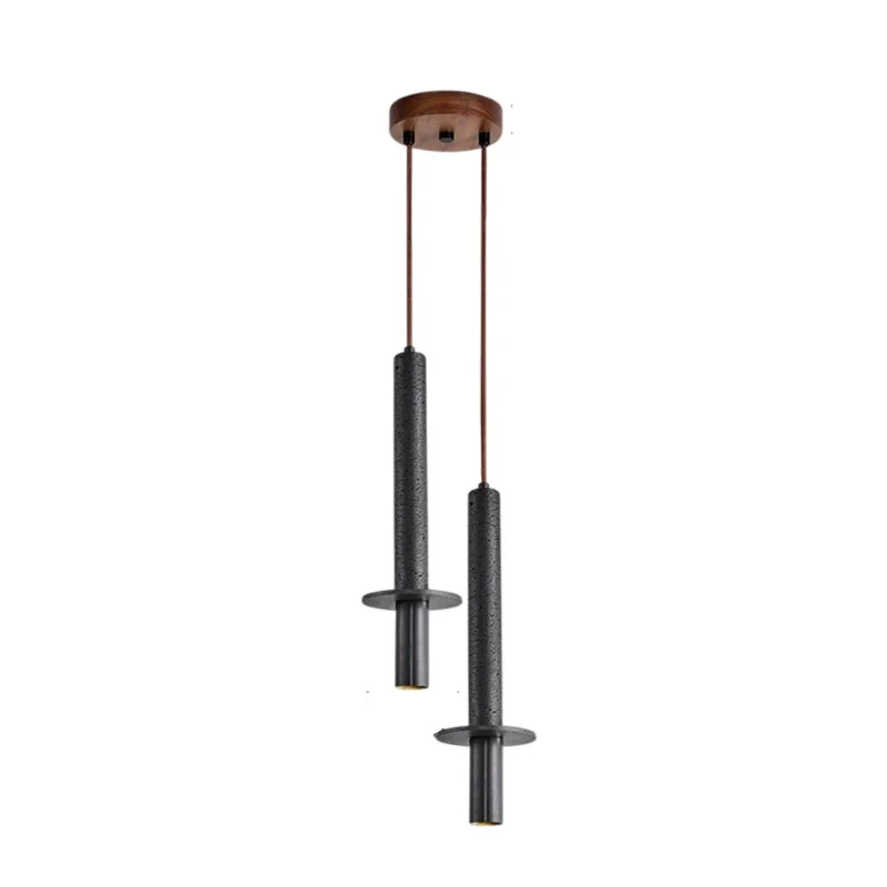 Suspension Ciment Sculpturale en Travertin – Éclat Naturel et Authentique