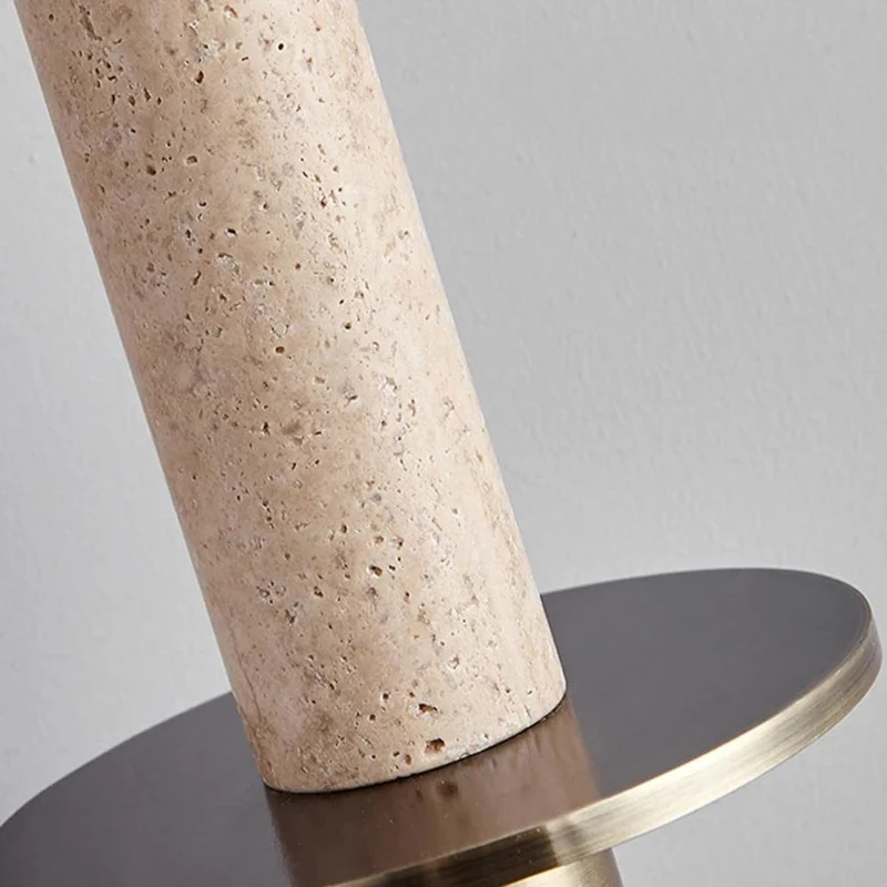 Suspension Ciment Sculpturale en Travertin – Éclat Naturel et Authentique
