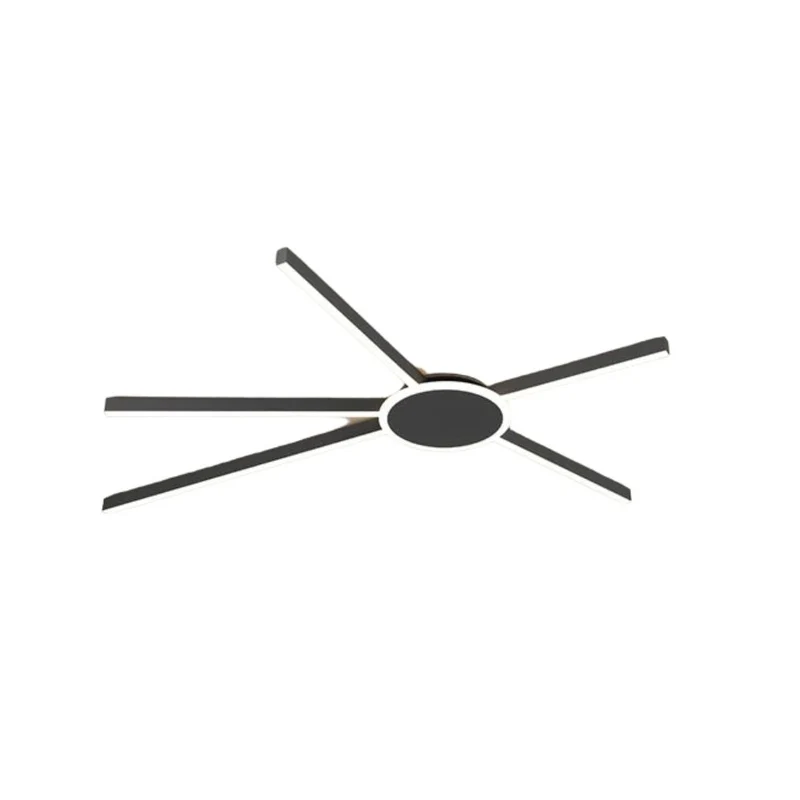 Plafonnier Blanc Moderne Étoile Longiligne – Design Art Déco 360°