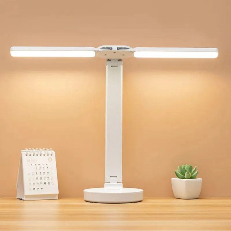 Lampe de Bureau Blanche à Led 3 Niveaux Touch