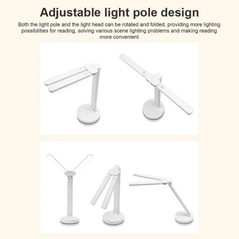 Lampe de Bureau Blanche à Led 3 Niveaux Touch
