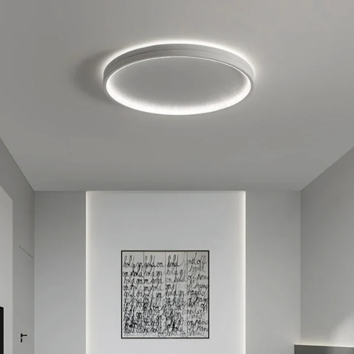 Plafonnier Aluminium Rond Macaron – Polyvalent, Toutes Pièces