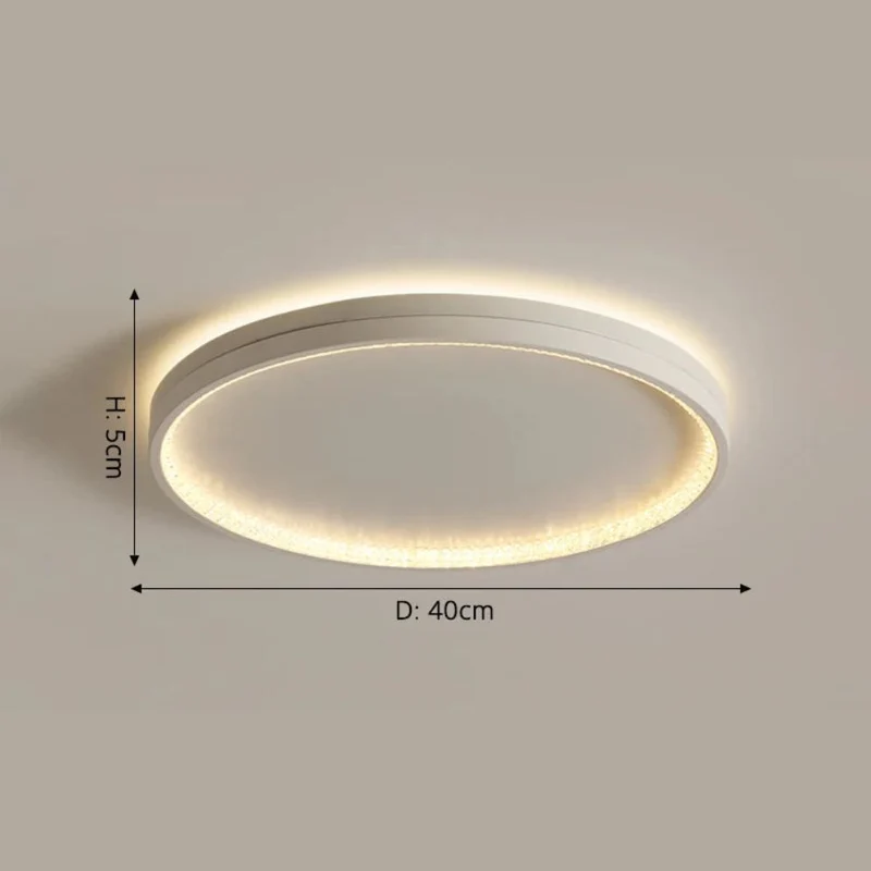 Plafonnier Aluminium Rond Macaron – Polyvalent, Toutes Pièces