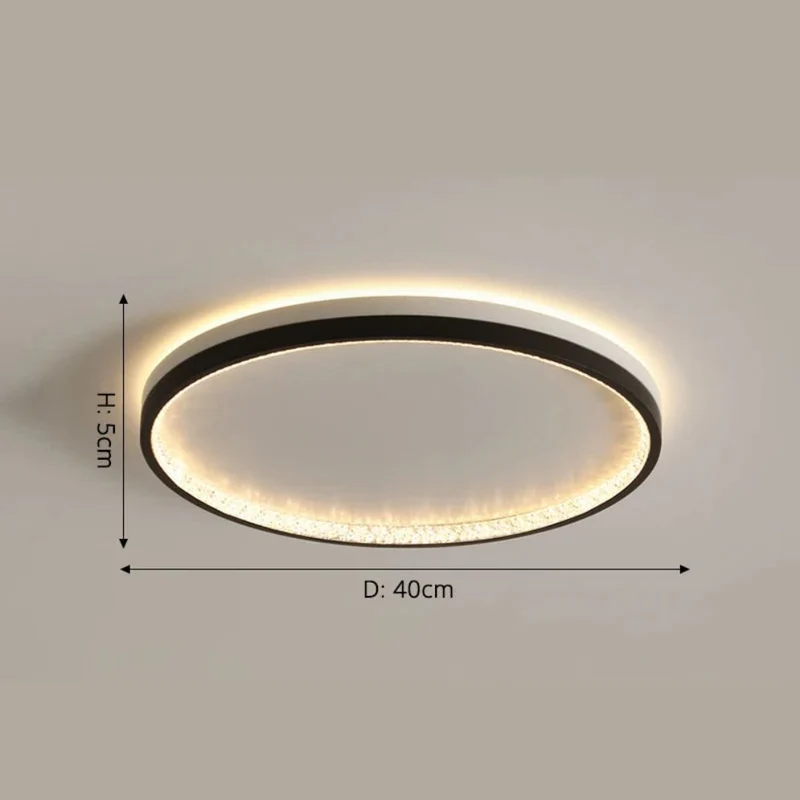 Plafonnier Aluminium Rond Macaron – Polyvalent, Toutes Pièces