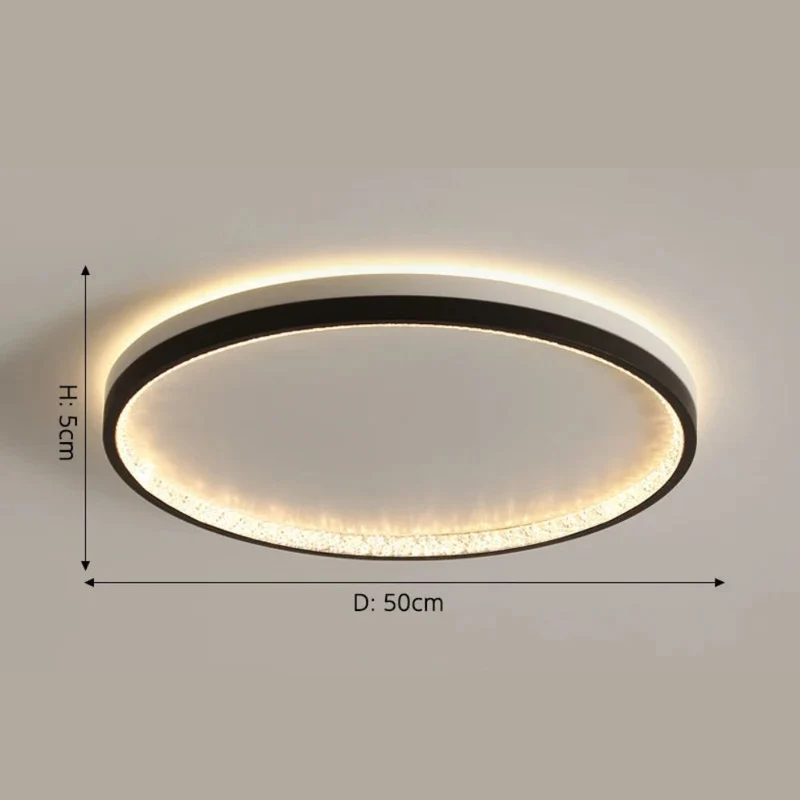 Plafonnier Aluminium Rond Macaron – Polyvalent, Toutes Pièces
