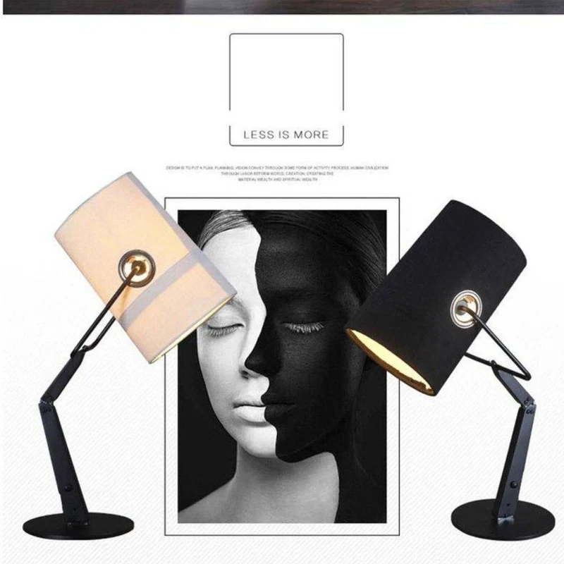 Lampe de Chevet Moderne Télescopique Design Créatif Minimaliste