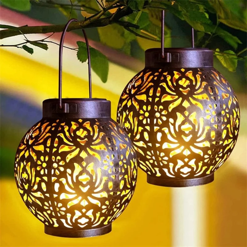 Applique Murale Sans Électricité Rétro – Lanterne Solaire pour Jardin