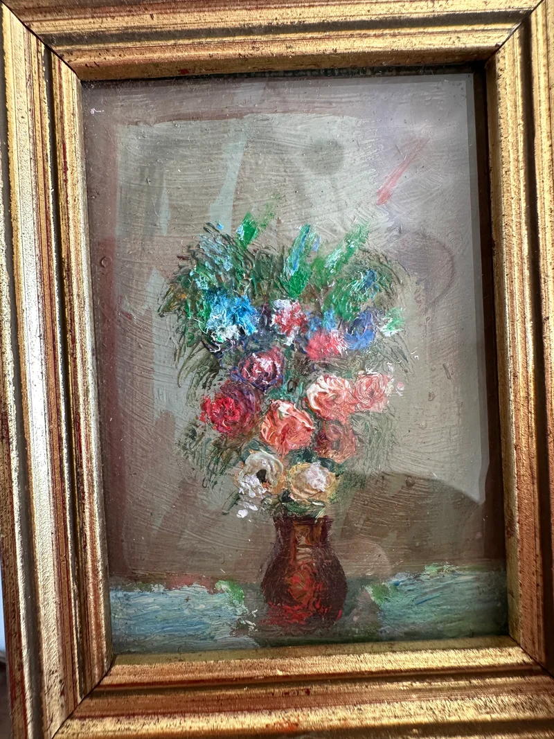 Peintures florale dans cadres à poser
