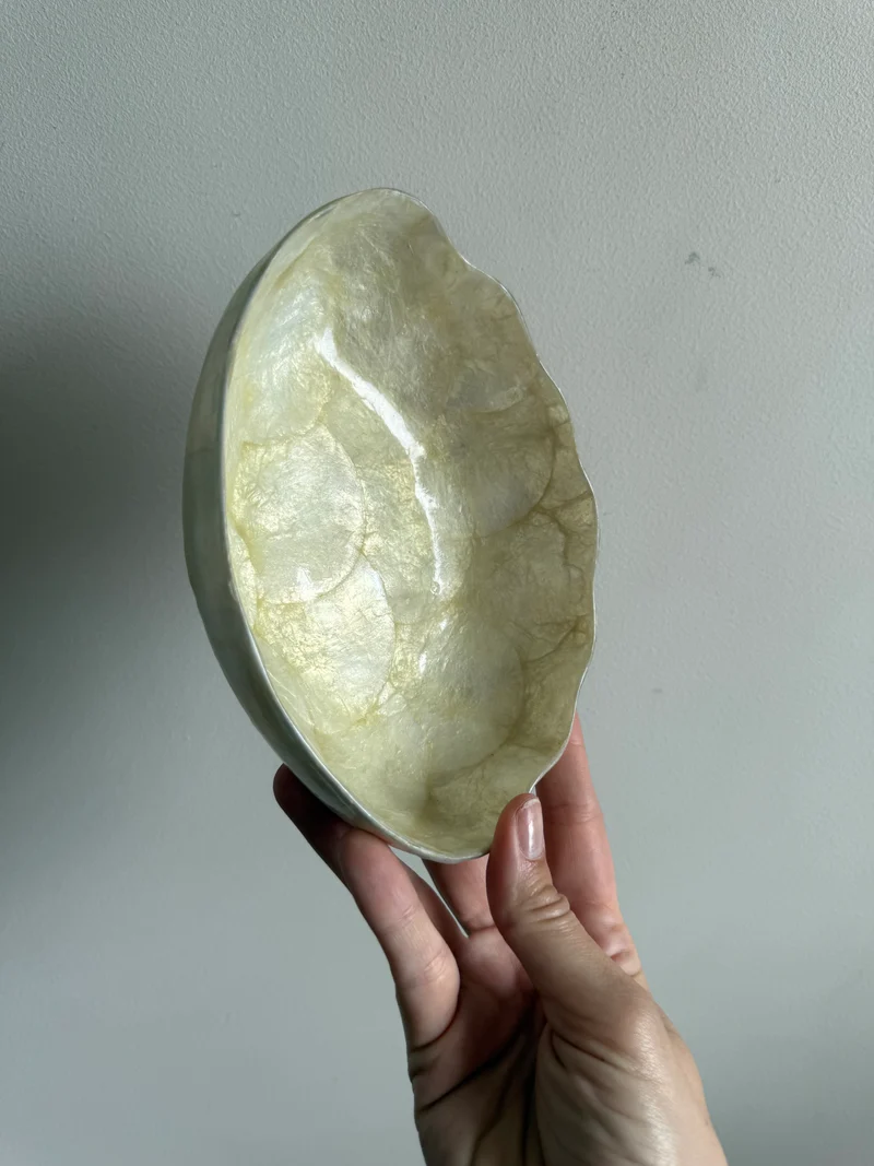 Coupelle en nacre forme coquillage