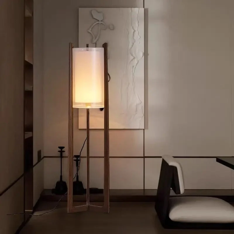 Lampadaire Bois