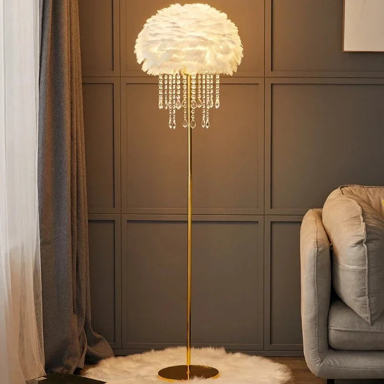 Lampe Plume sur Pied
