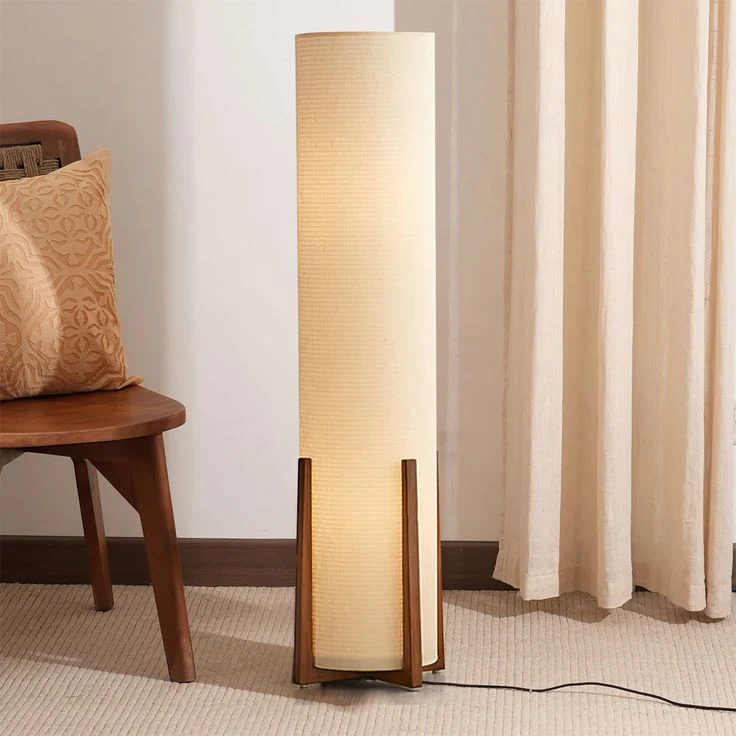 Lampadaire en Tissu