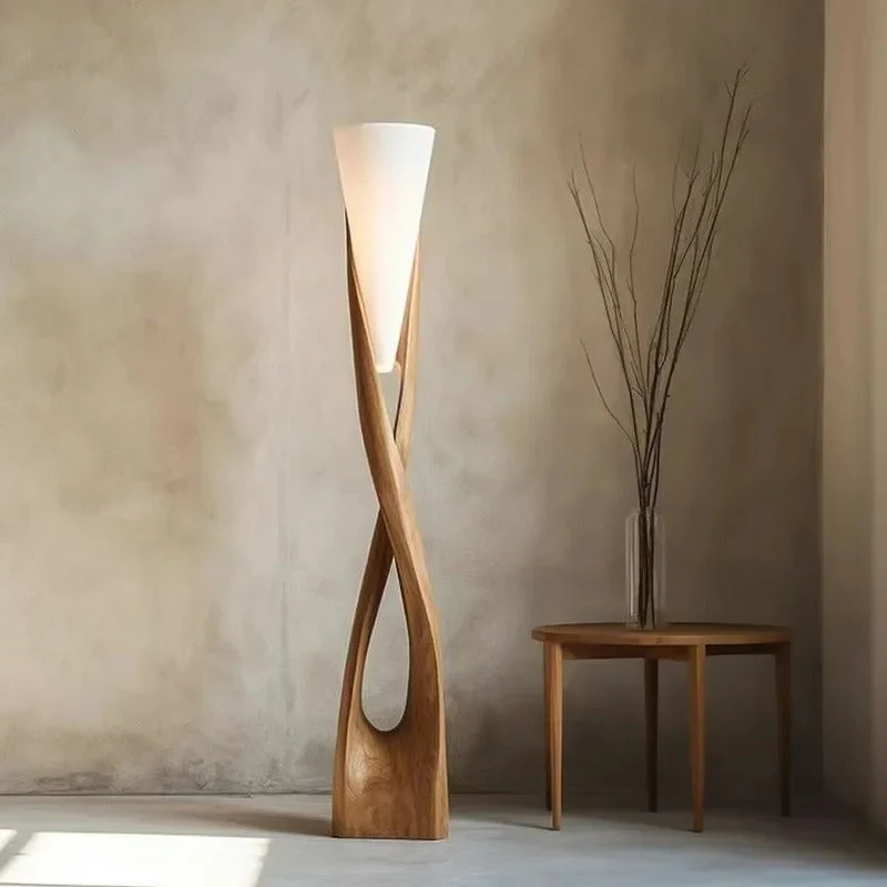 Lampadaire en Bois Design