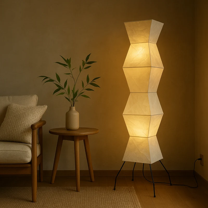 Lampe en Papier de Riz
