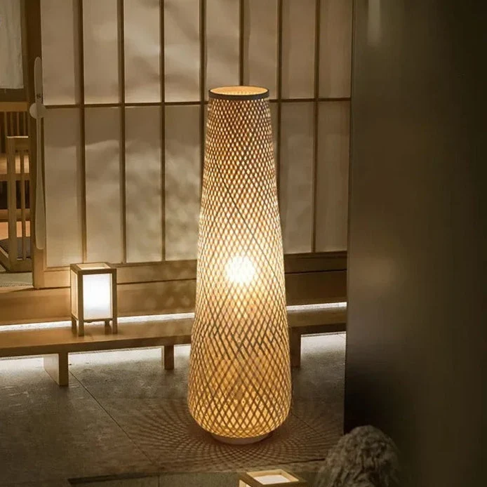Lampadaire Bambou