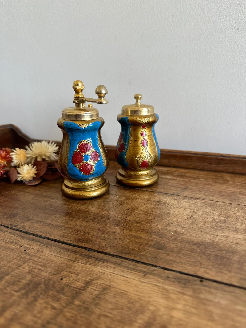Salière et poivrière fabrication italienne style florentin