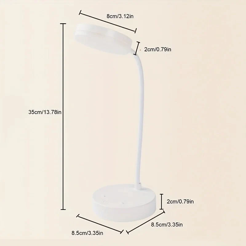 Lampe de Chevet Tactile Blanche