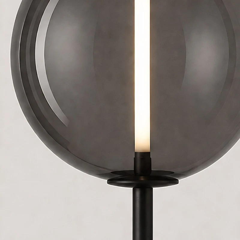 s.luce Mira Design LED Glas-Stehlampe 175cm