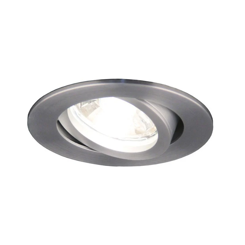 s.luce GU10 Einbaustrahler True schwenkbar 230V Alu-Matt