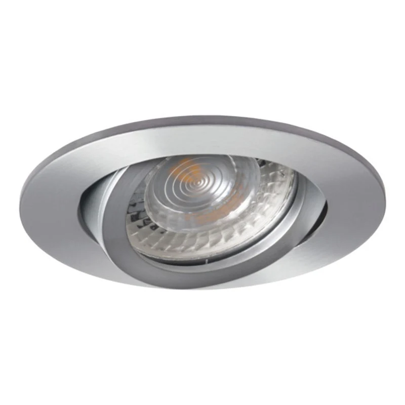 s.luce GU10 Einbaustrahler True schwenkbar 230V Alu-Matt