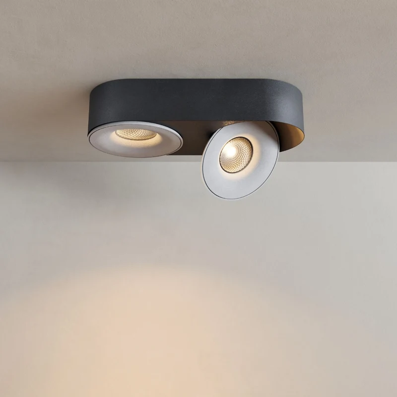 s.luce Santa Duo LED-Deckenleuchte schwenkbar 2-flammig