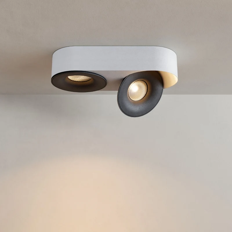 s.luce Santa Duo LED-Deckenleuchte schwenkbar 2-flammig