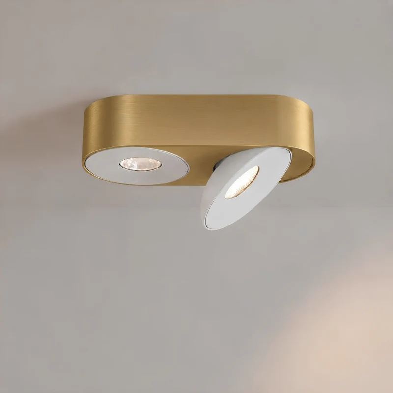 s.luce Santa Duo LED-Deckenleuchte schwenkbar 2-flammig