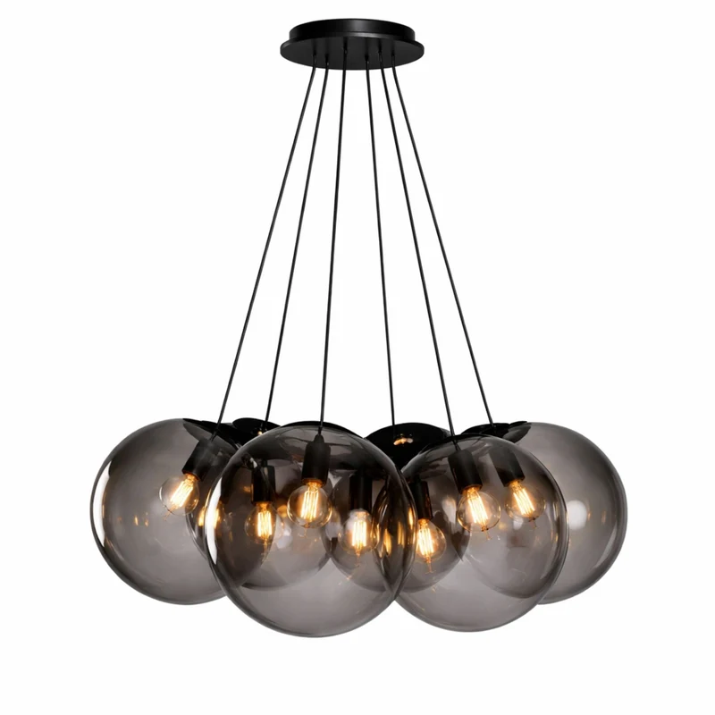 s.luce Orb Cluster Mehrfach-Hängelampe 7-flammig 7x30cm