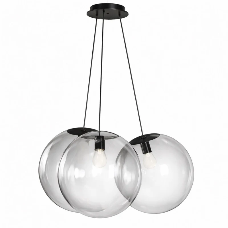 s.luce Orb Cluster Glas-Pendelampe 3-flammig 3x50cm