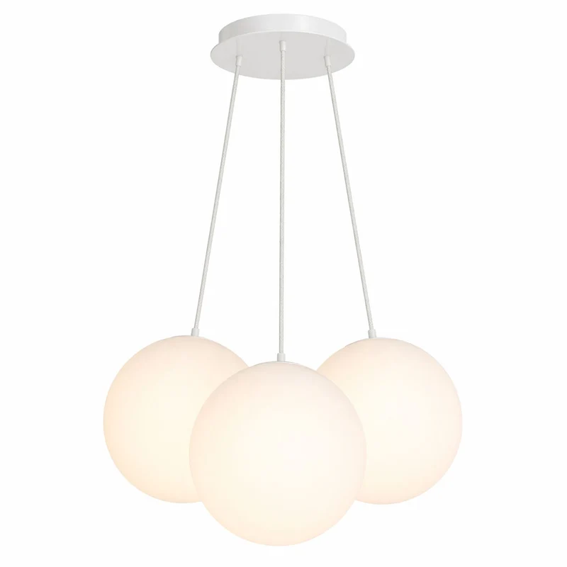 s.luce Orb Cluster Glas-Hängelampe 3-flammig 3x20cm