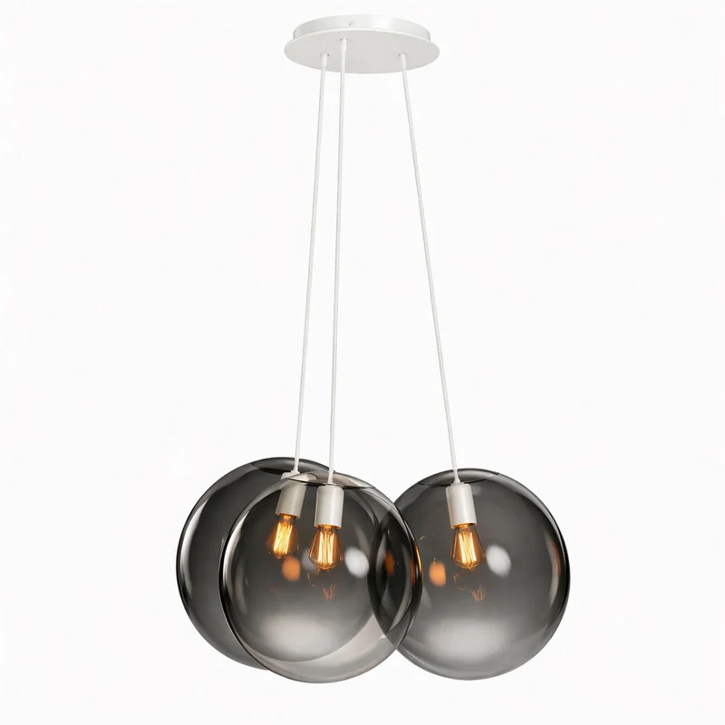 s.luce Orb Cluster Glas-Hängelampe 3-flammig 3x20cm
