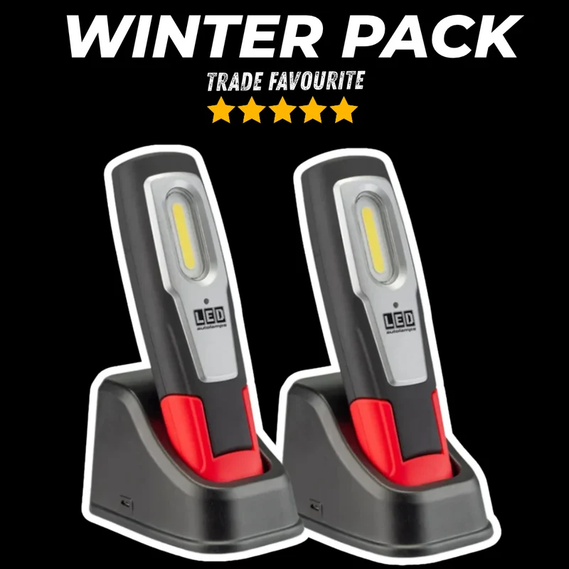 Pack hiver / Lampe torche LED Autolamps rechargeable avec station d'accueil