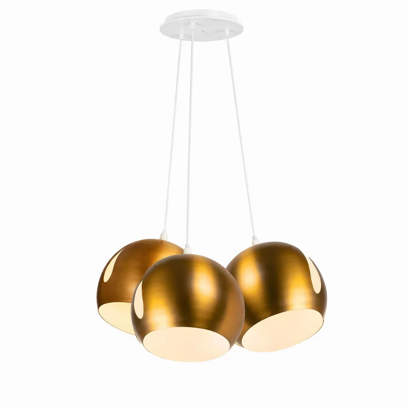 s.luce Ball Cluster Mehrfach-Pendelleuchte 3-flammig 3x30cm