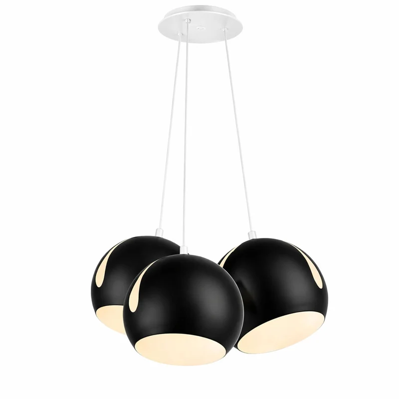 s.luce Ball Cluster Mehrfach-Pendelleuchte 3-flammig 3x30cm