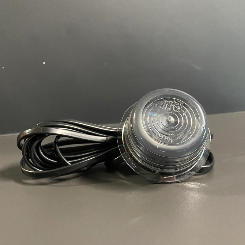 Lumière halo danoise - Bicolore ambre/blanc