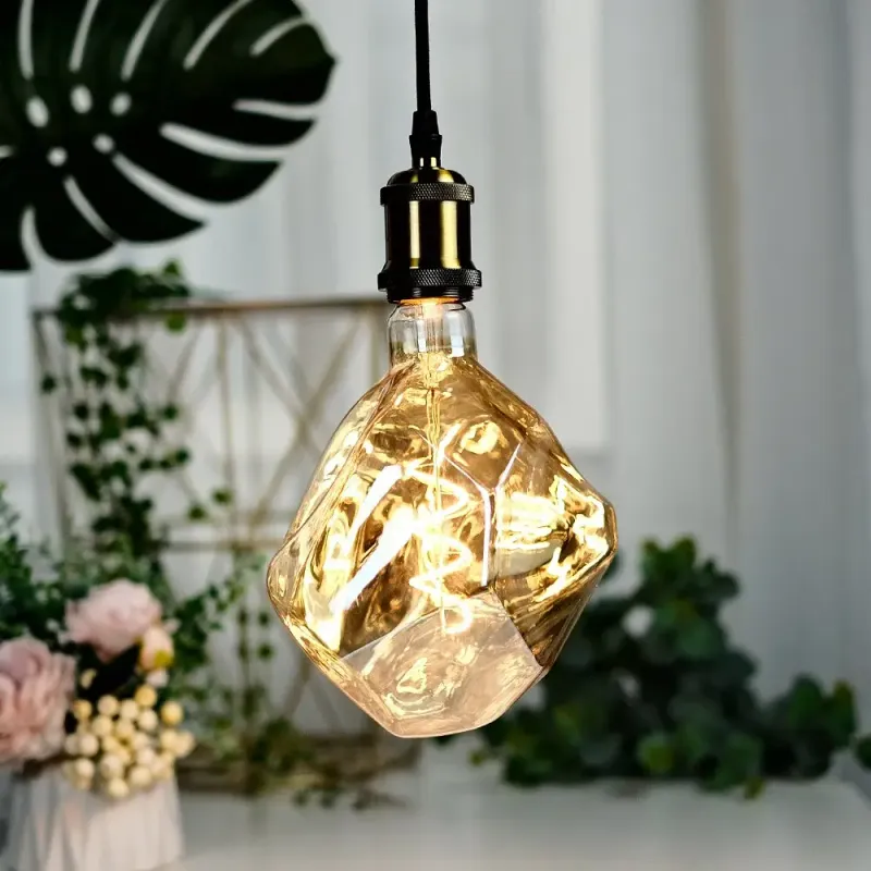 Ampoule TIANFAN Décorative Pierre Précieuse