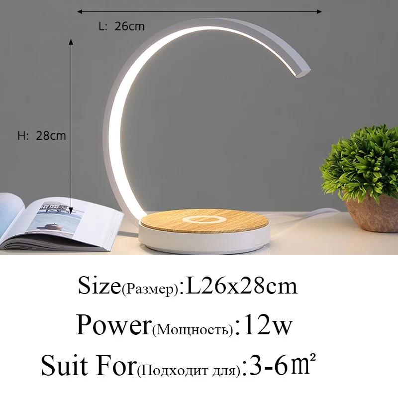 Lampe De Chevet Design Led Nuova