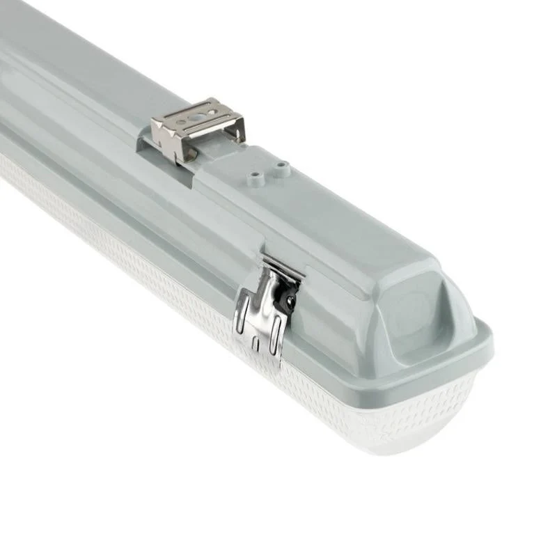 Réglette LED étanche double pour Tubes LED T8 120cm IP65 (boitier vide) - Pack de 8