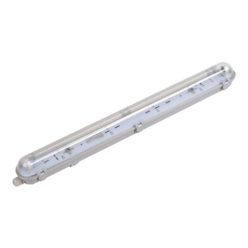 Réglette étanche pour tube LED T8 120cm IP65 (boitier vide)