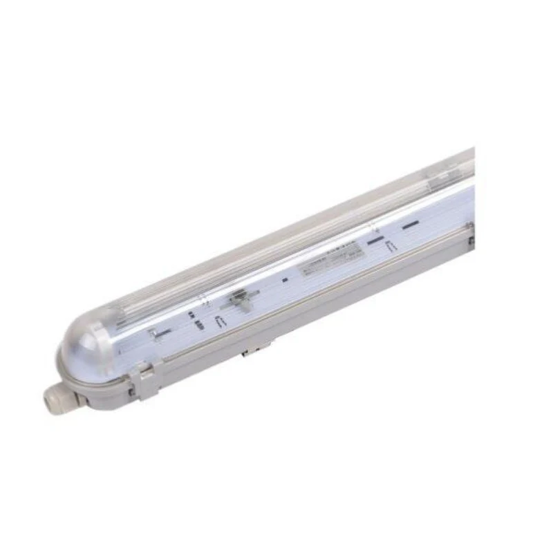 Réglette étanche pour tube LED T8 120cm IP65 (boitier vide)