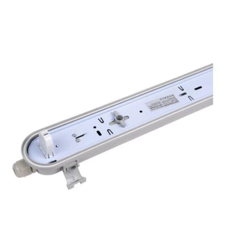 Réglette étanche pour tube LED T8 120cm IP65 (boitier vide)