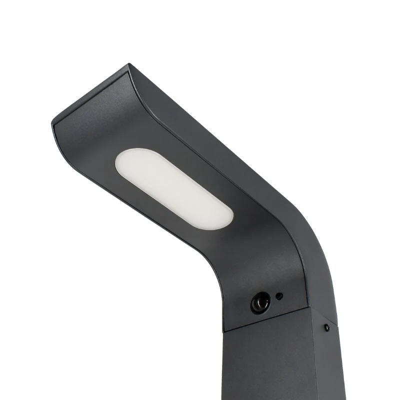 Borne de Jardin LED 80cm 7W CCT IP65 Anthracite avec Détecteur PIR - 3000K/4000K/6500K