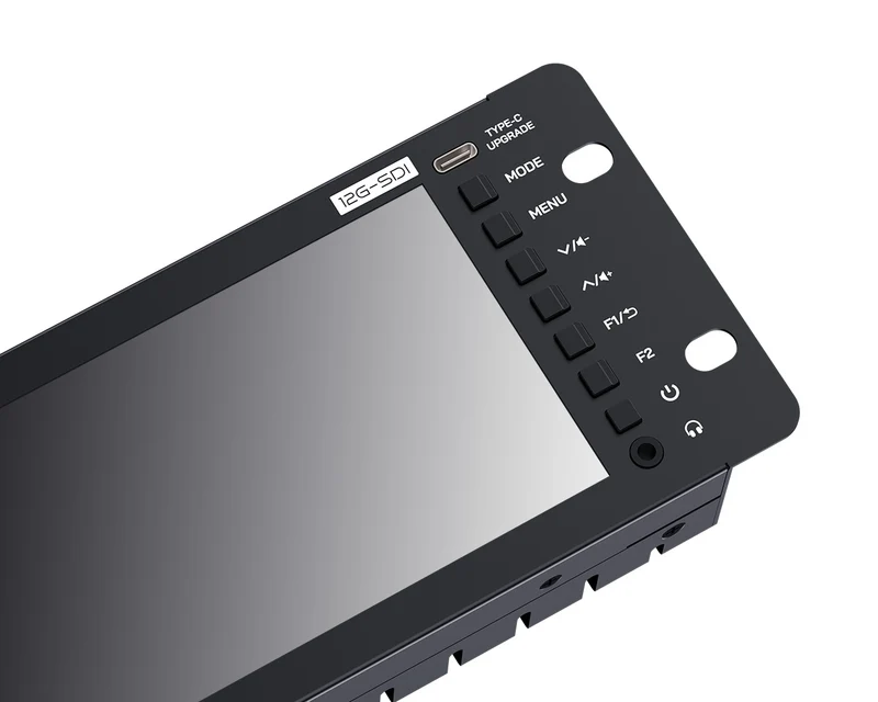 Moniteur rackable triple 5.5" 2U FEELWORLD FRM501G, 12G SDI, 4K HDMI, résolution 1920x1080, dalle IPS, luminosité 1000 nits