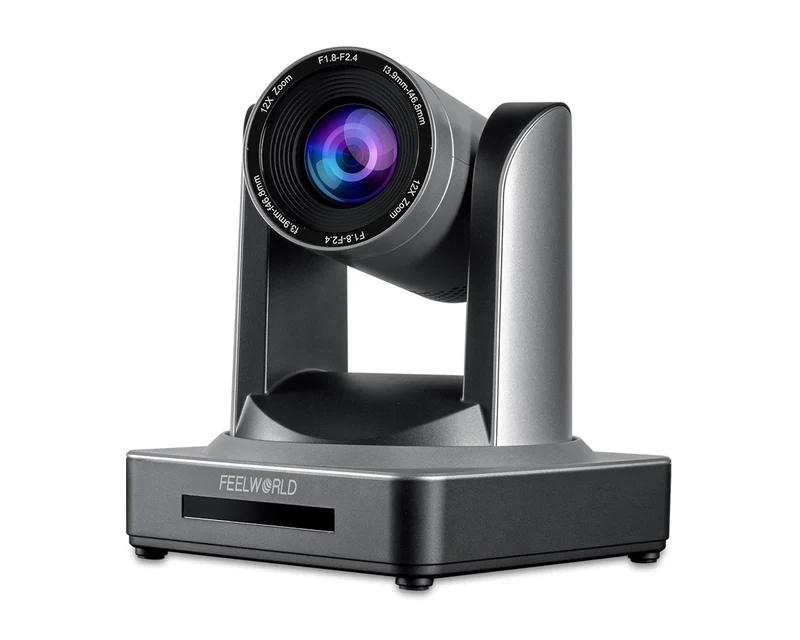 Caméra PTZ intelligente FEELWORLD POE12X, zoom optique 12x, USB SDI, HDMI, diffusion en direct IP 1080p à 60 ips, compatible PoE