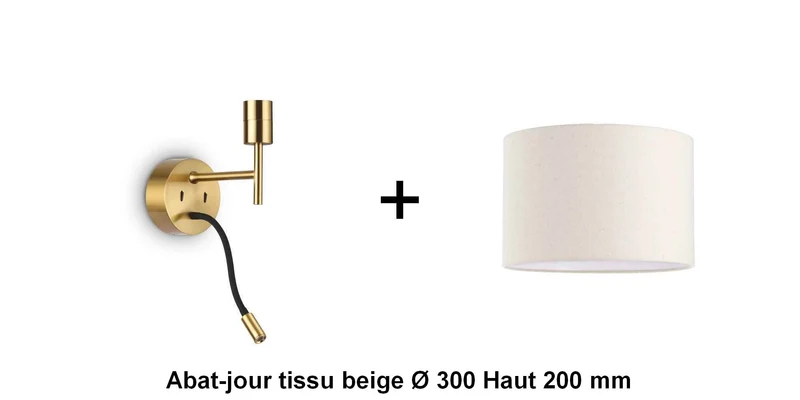 Applique liseuse laiton SET-UP à composer vous même
