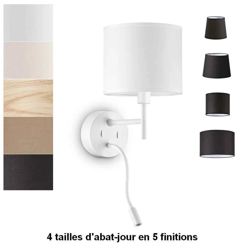 Applique liseuse blanche SET-UP à composer vous même