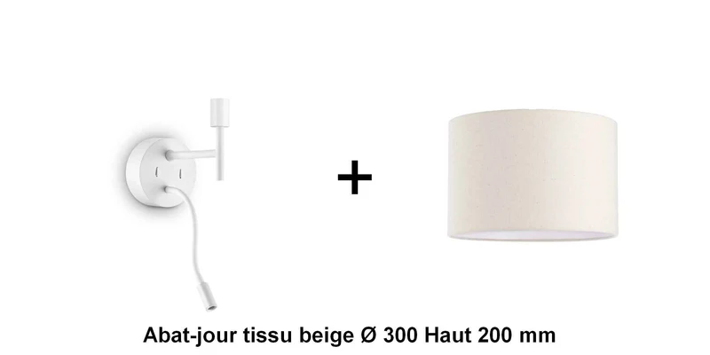 Applique liseuse blanche SET-UP à composer vous même