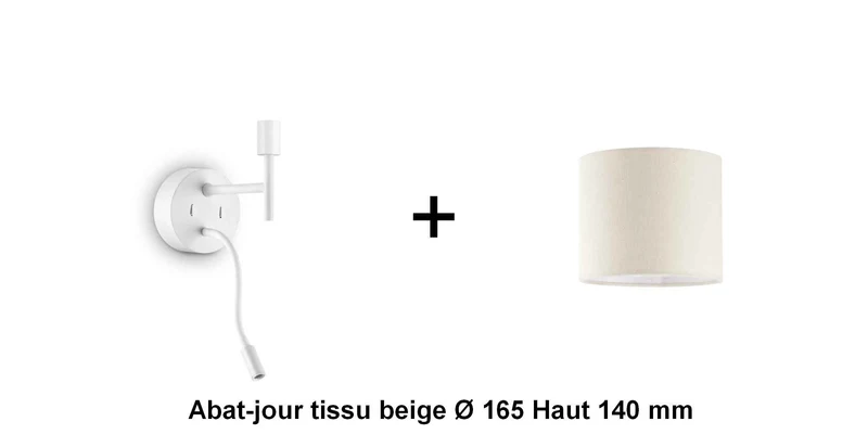 Applique liseuse blanche SET-UP à composer vous même