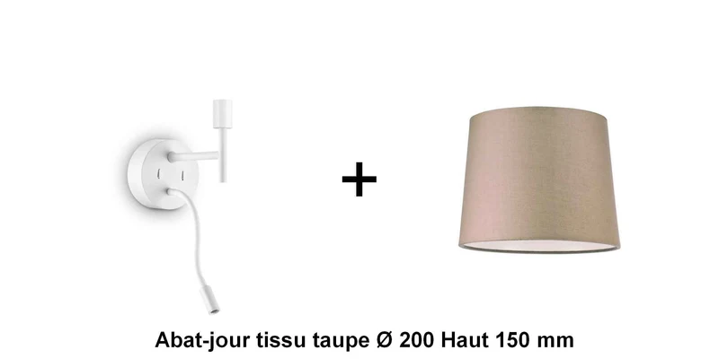 Applique liseuse blanche SET-UP à composer vous même